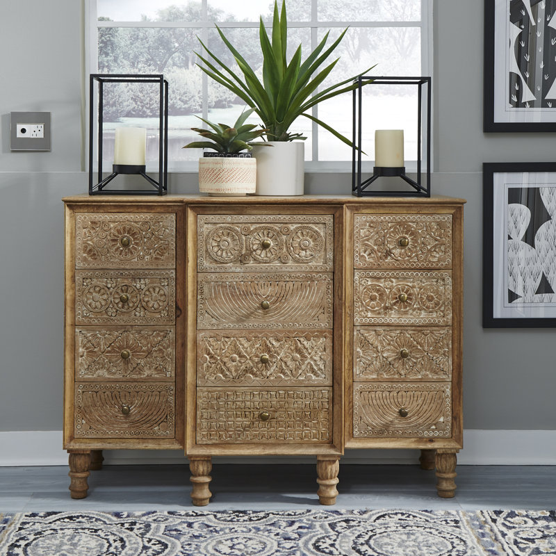 Laurel Foundry Modern Farmhouse Simas Solid Wood 12 Drawer Apothecary Accent Chest Reviews Wayfair